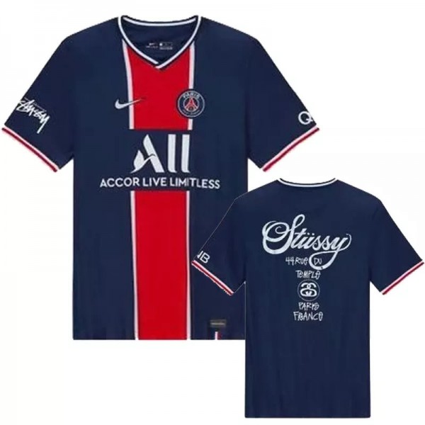 Paris saint germain Stüssy home football kit soccer maillot match men's first tops sport shirt 2022-2023